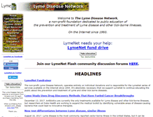 Tablet Screenshot of lyme.net